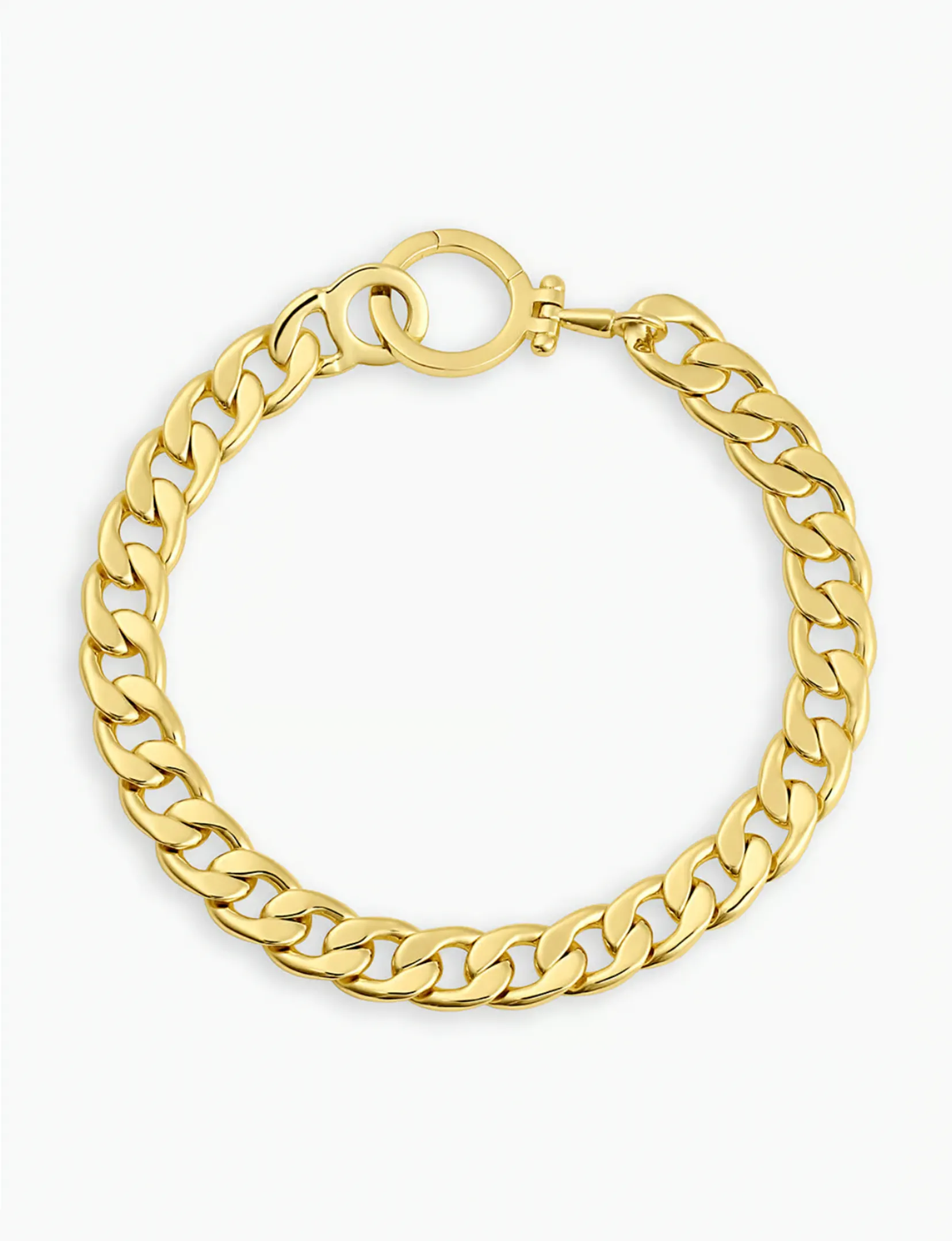 Wilder Chain Bracelet, Gold dark silver