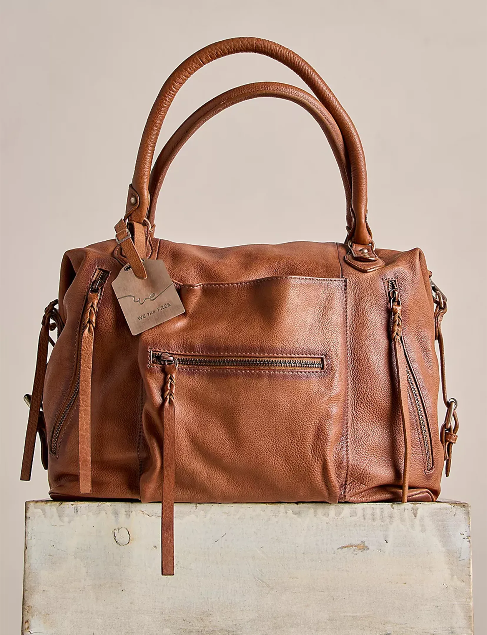 WTF Emerson Tote, Saddle leather mood