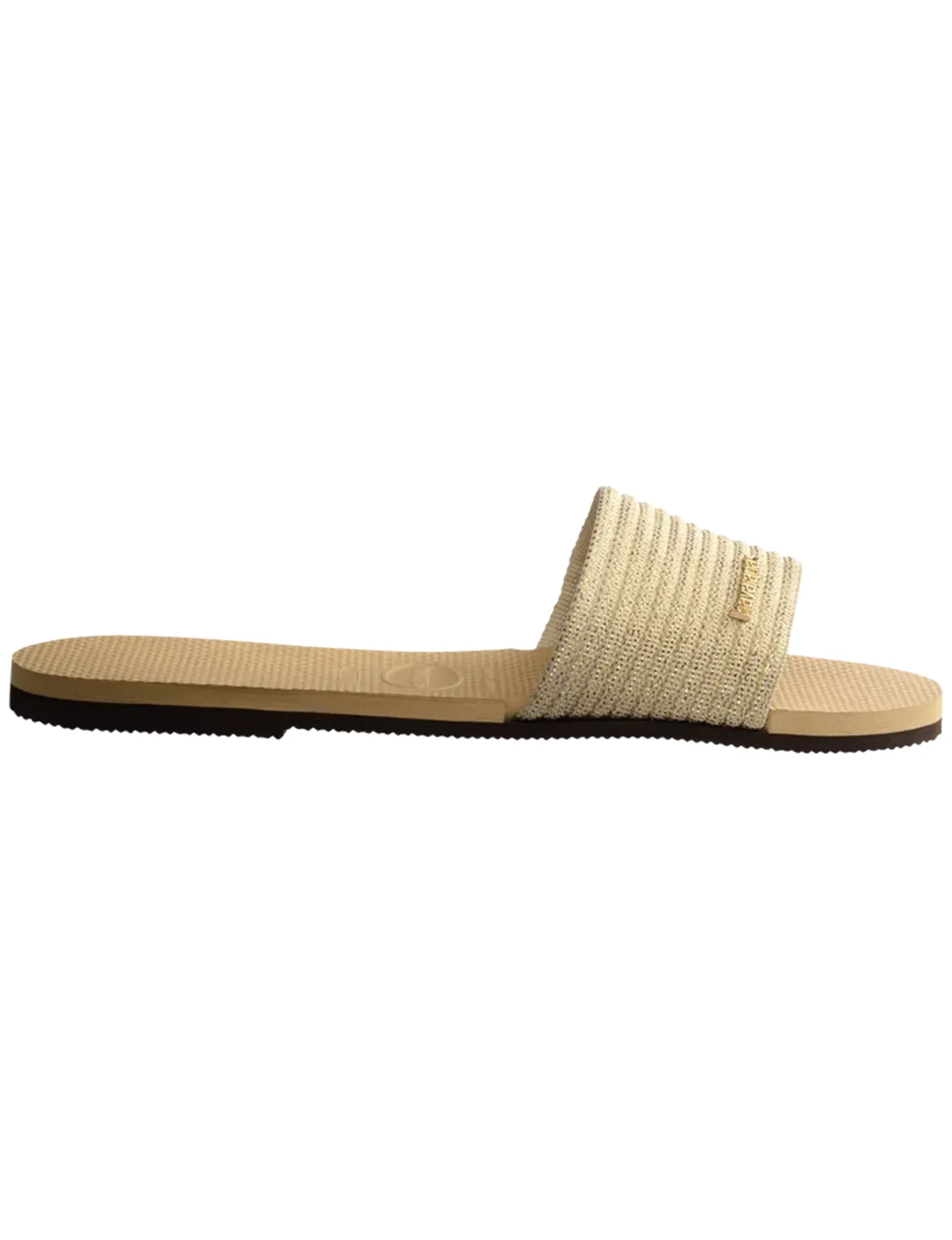You Malta Sandal, Golden Metallic earth color